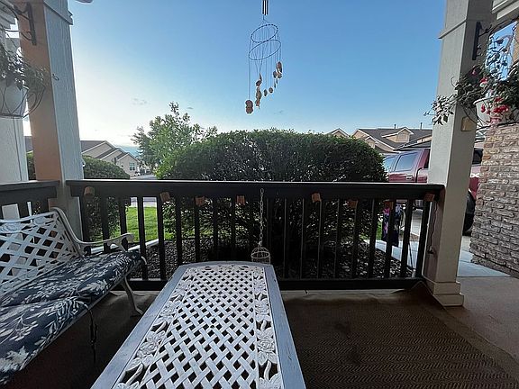 Lilac bush provides privacy 