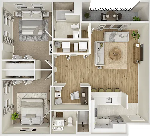 Floor plan Floorplan D