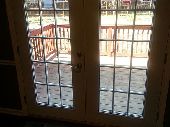 New french doors off kitchen