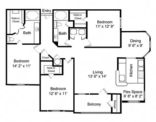 Floor plan C1 - Hartwood