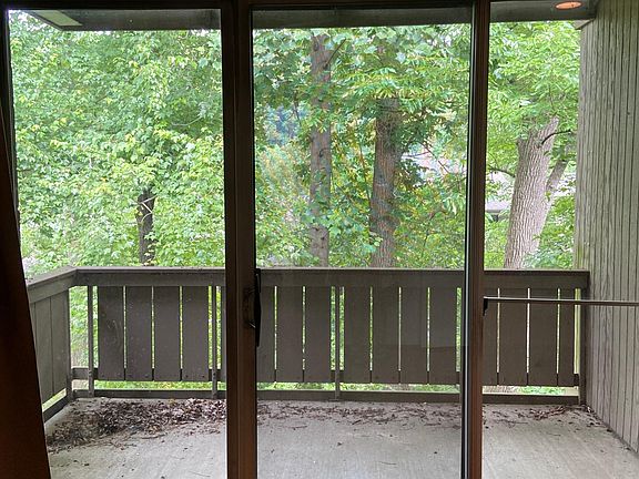 Deck on tree canopy, plenty of room for chairs and table or small couch.