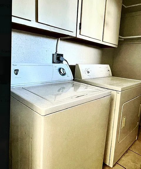 Full size washer and dryer