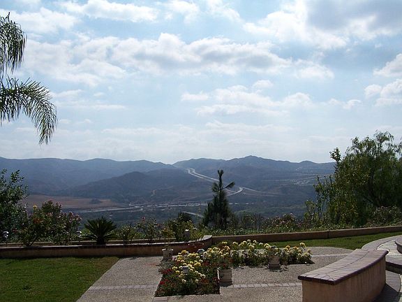 view from kitchen and living room