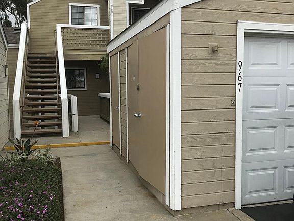 Entry to Condo and Detached Garage