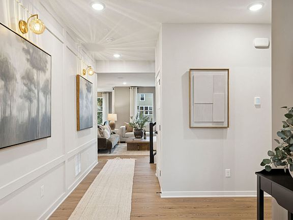 A welcoming foyer with beautiful finishes sets the tone for your home s style and charm.