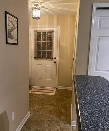 Front Entry with attached garage entry