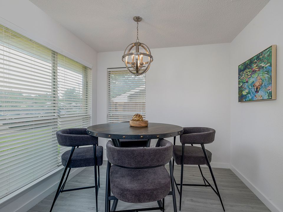 Dining area with plenty of seating for the whole family.