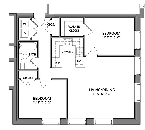 Floor plan B1C