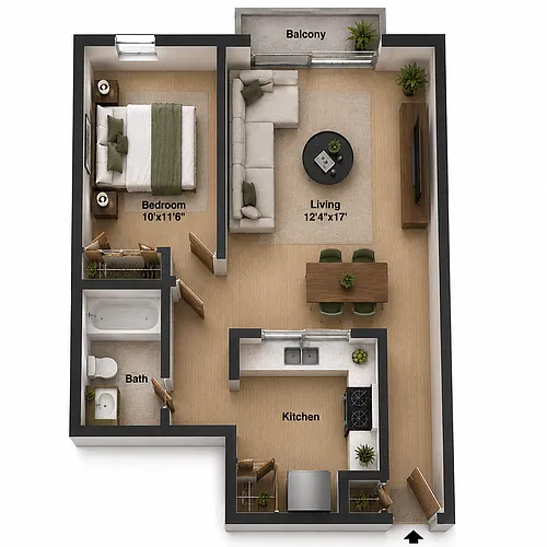 Floor plan 1-0507