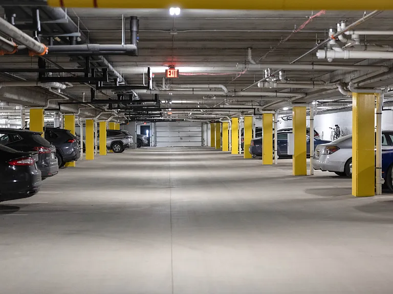 Underground heated parking