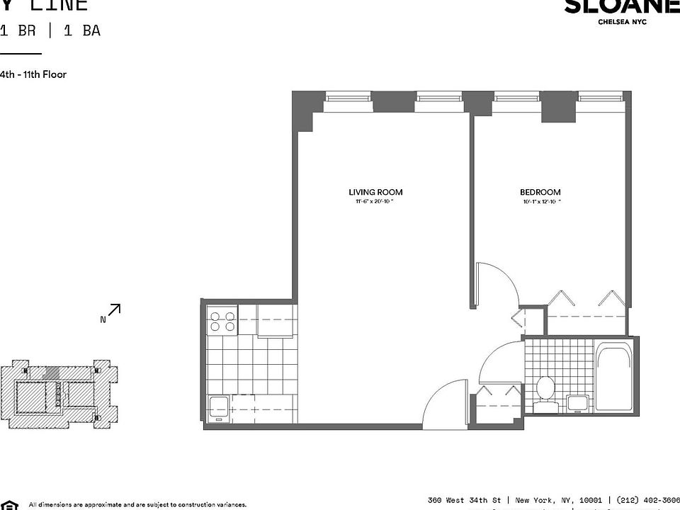 2nd image of 360 W 34th St APT 4Y