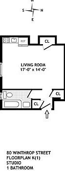 4th image of 80 Winthrop St APT K1