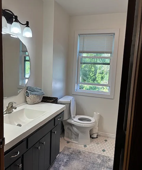 brand new updated bathroom