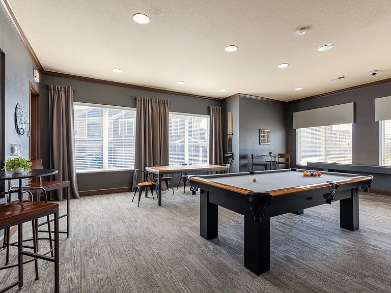 Game Room with Pool Table