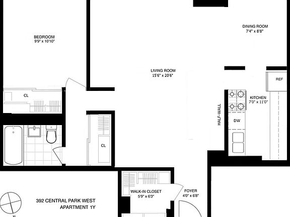 2nd image of 392 Central Park W APT 1Y