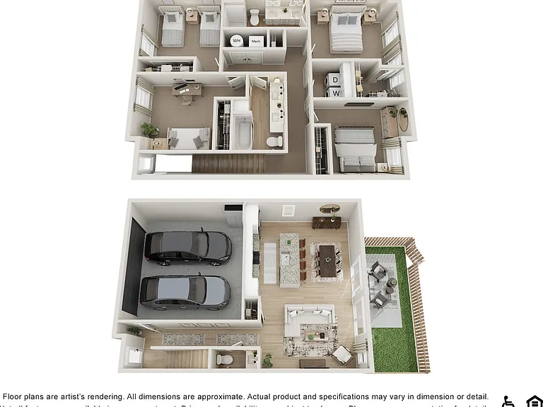 Sunset | 4x3 | 1860 sq ft Sunset | 4x3 | 1860 sq ft
