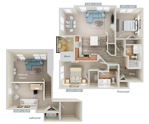 Floor plan B4L-1477