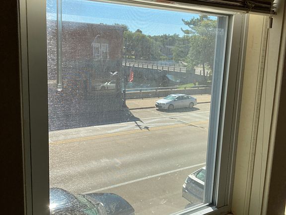 The view from the master bedroom on to Superior Street