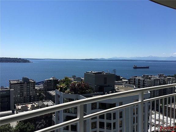 Views of the Olympic Mountains & Puget Sound from Master Bedroom