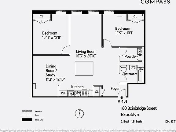 3rd image of 180 Bainbridge St APT 401