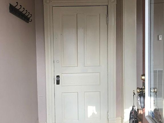 Front entry foyer and coat closet