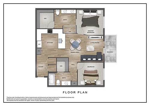 Floor plan 2 Bedroom