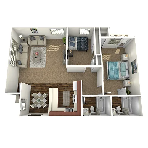 Floor plan 2X2