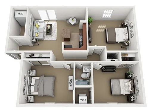 Floor plan 3 Bedroom