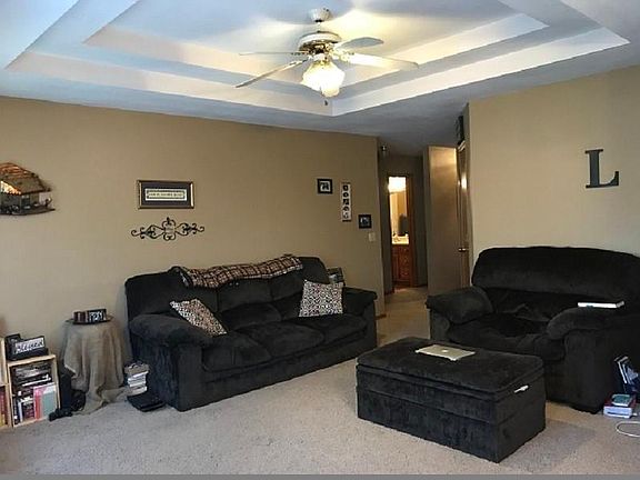 large living room with fireplace