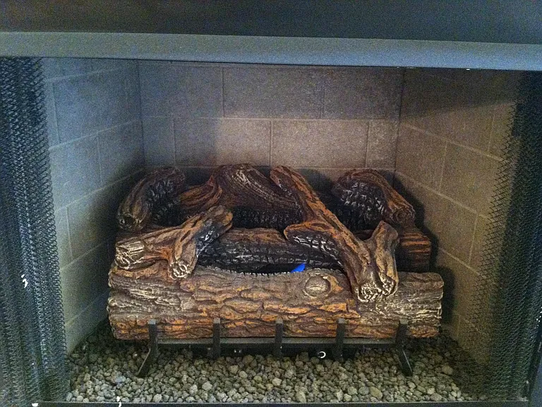 Gas Fireplace.