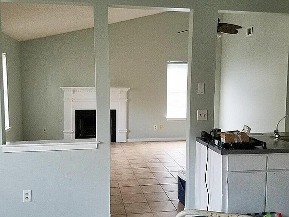Looking from Kitchen to Family Room