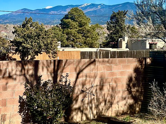 View of the Sangres from the dining room.