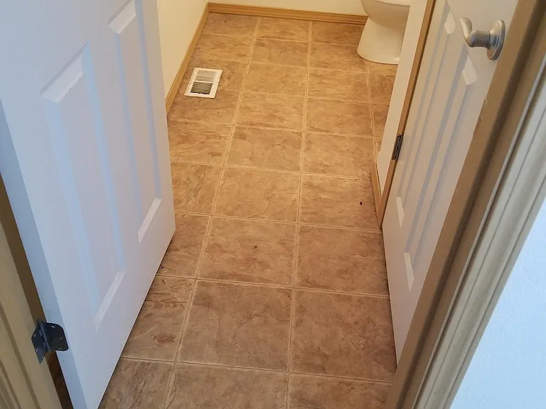 Downstairs half bathroom.