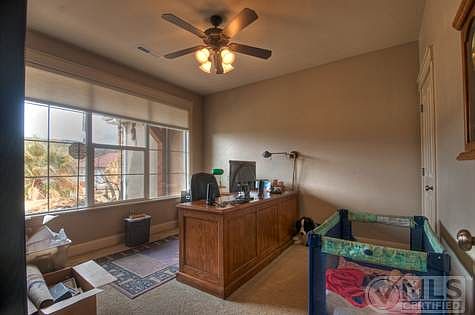 Office with French Doors
