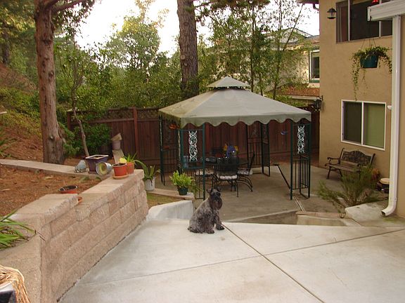 Left Rear View Looking onto Lower Patio