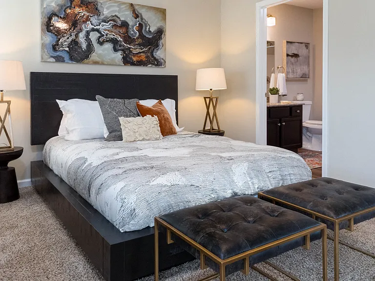 Large Main Bedroom with Attached Bathroom