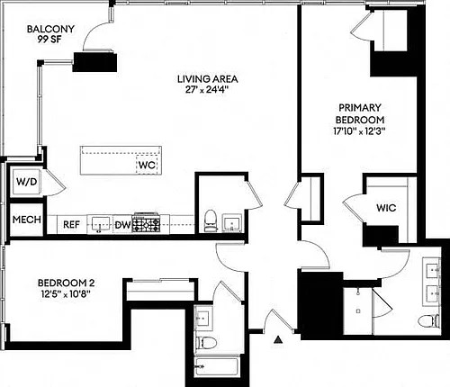 Floor plan 2H