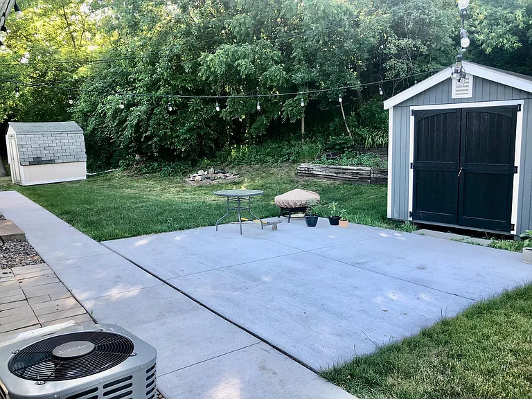 Shared patio space