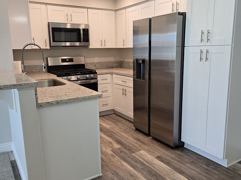 Quartz counter tops for easy cleaning and bright LED lighting