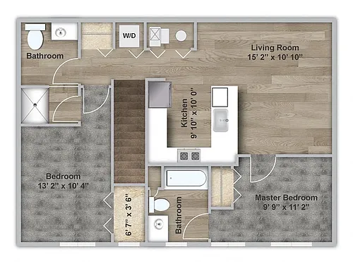 Floor plan Garden Style - Second Floor