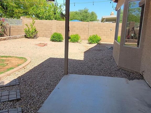 Backyard patio