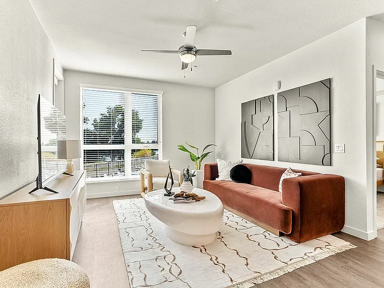 Experience contemporary comfort in this stylishly designed living space at 805 Riverfront in Sacramento