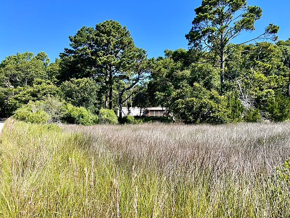 View from the marsh of the home