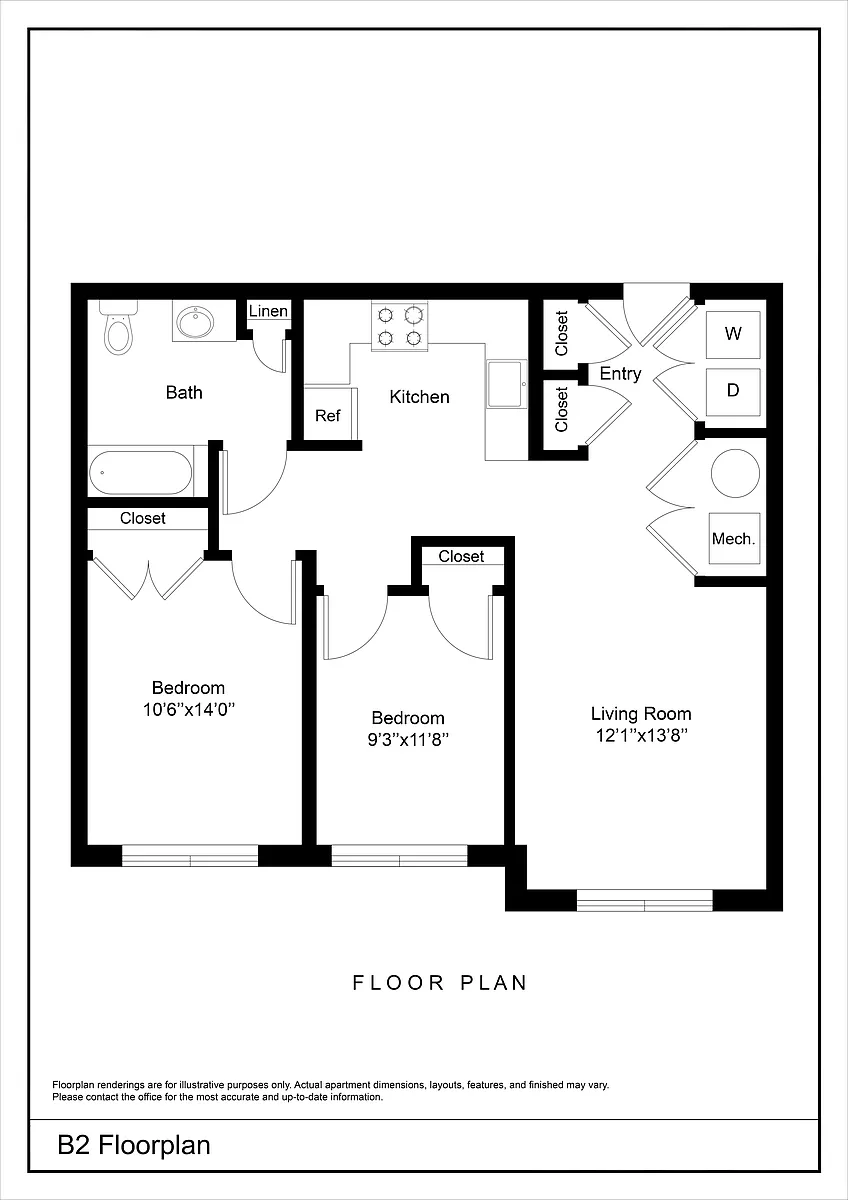 Floor plan B2