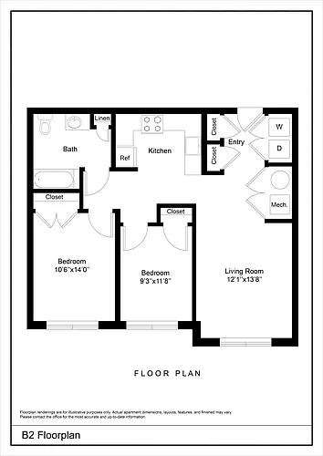 Floor plan B2