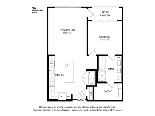 Floor plan A6C.1