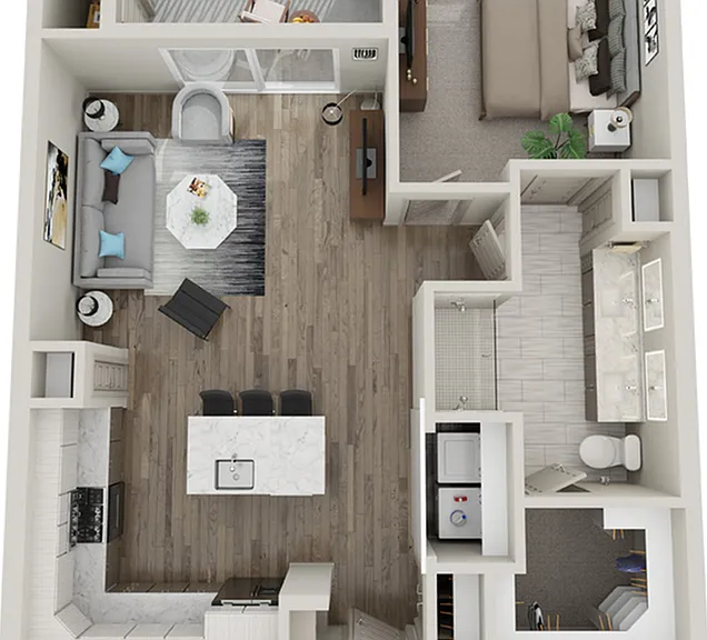 A3.1: 2bed 2bath A3.1: 2bed 2bath