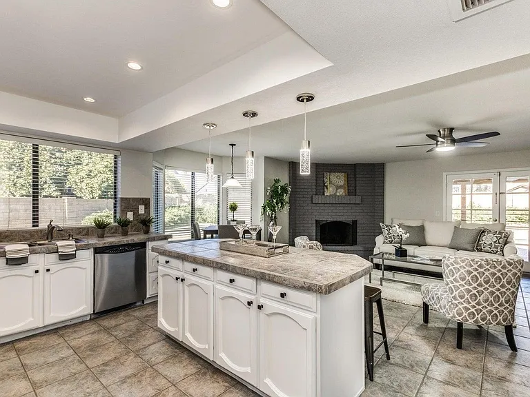 This kitchen and bathrooms all fully equipped with everything you will need to feel like you are at home!