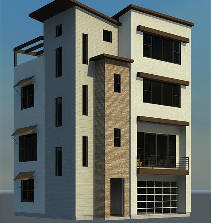 Artist rendering of home