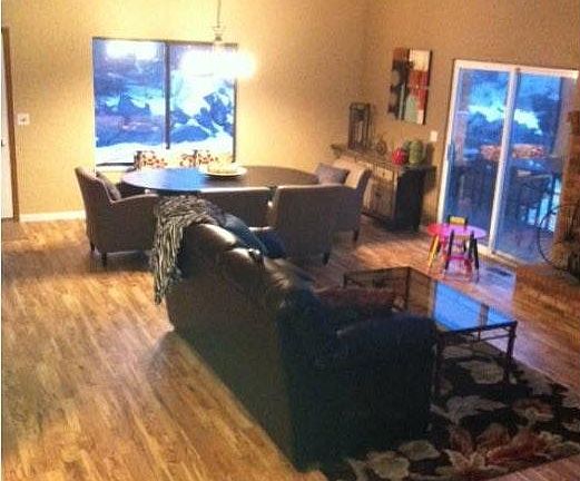 dining/living area